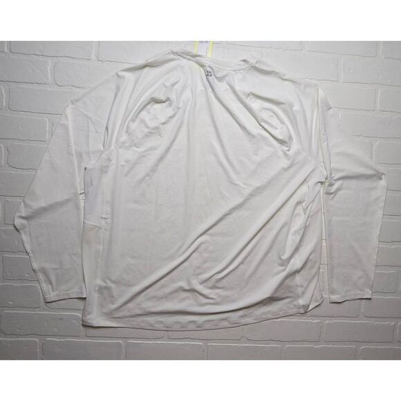 All In Motion Womens White Moisture Wicking Long Sleeve Top 3XL - Picture 2 of 2
